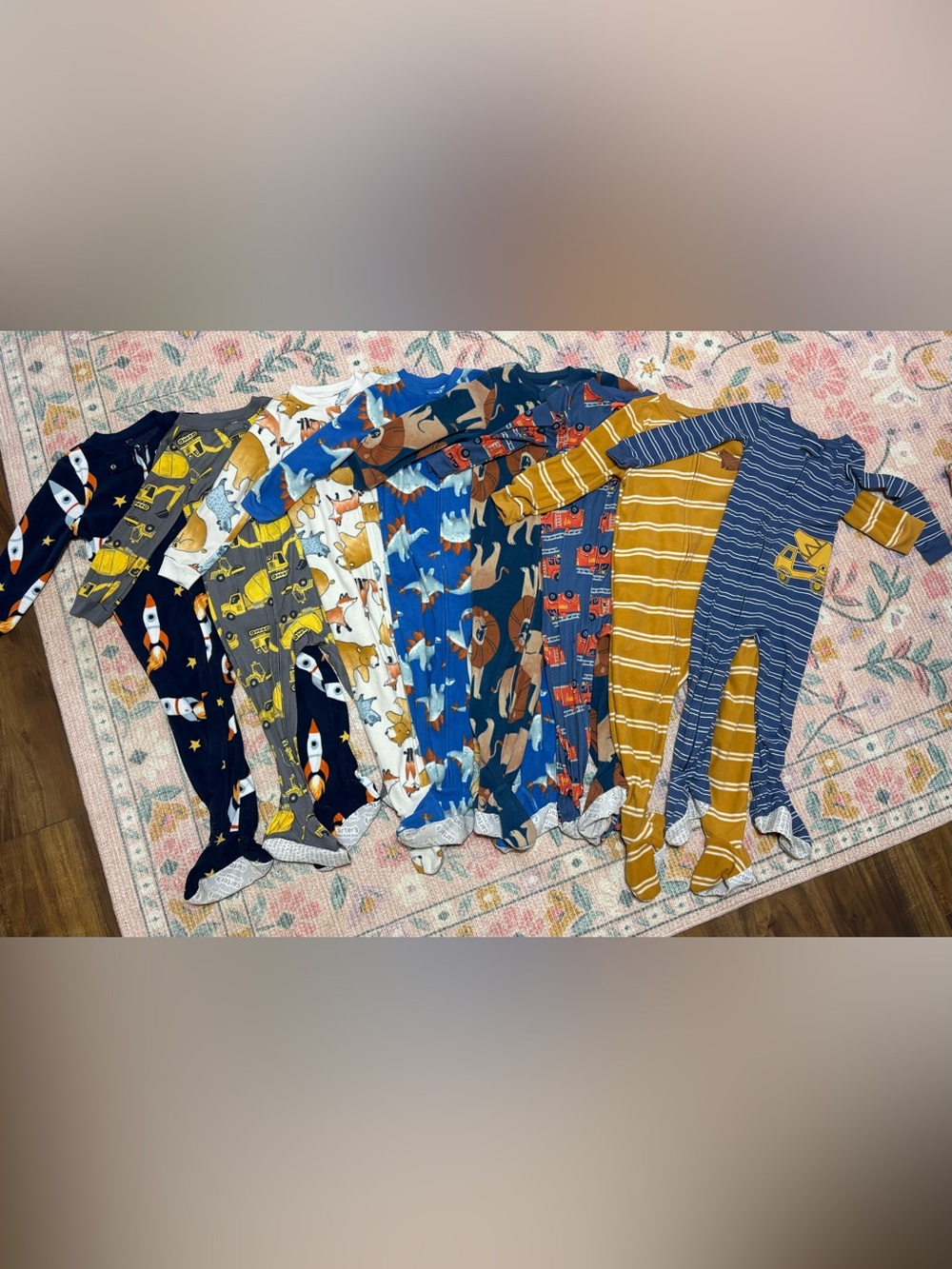 Carter’s Toddler Boy Footed Sleeper Lot
